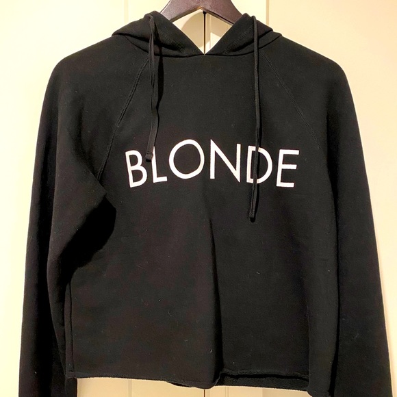 Brunette the Label - Blonde cropped hoodie - Picture 1 of 2